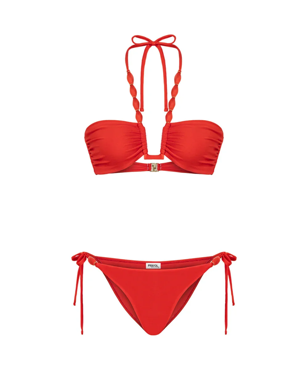 Embellished Halter-Neck Bikini Set - Image 8
